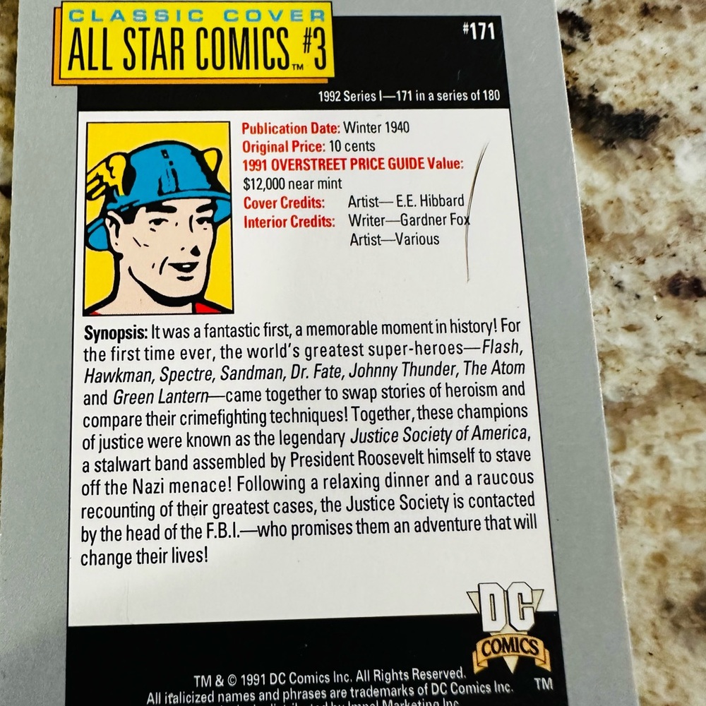 Vintage Comic Book Trading Cards Vintage 1991. Amazing collectible condition - Picture 7 of 12